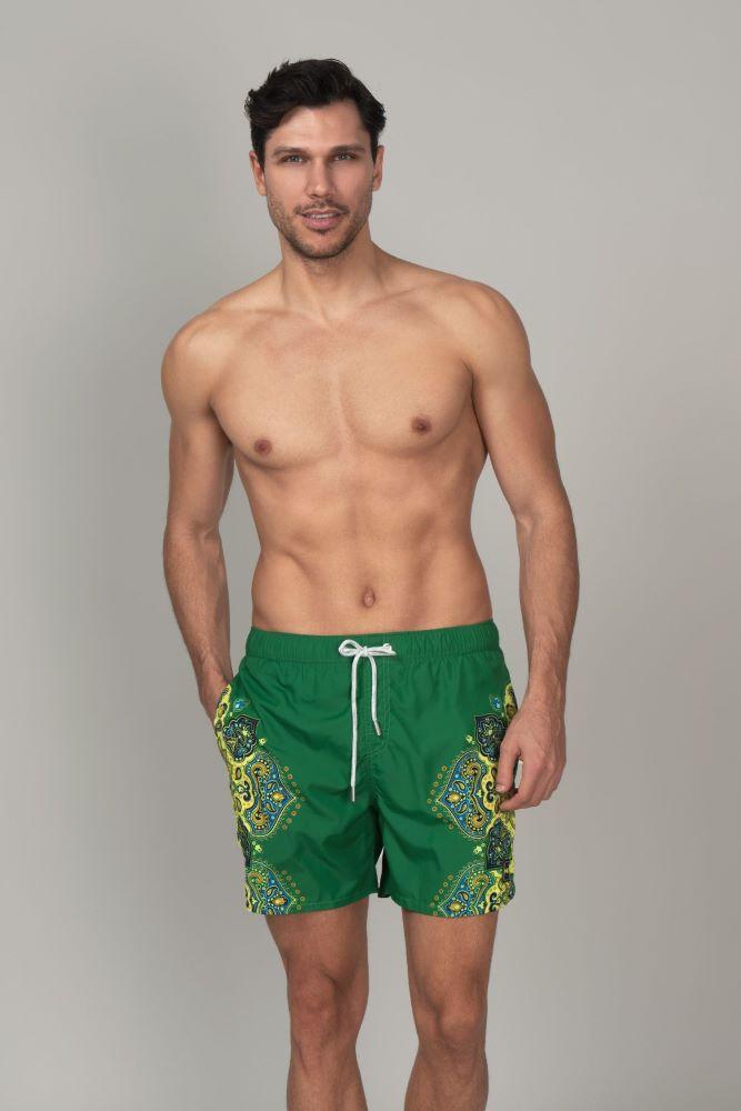 BOXER MOLLA UOMO VERDE BXF22CORTO 2202 FXXK